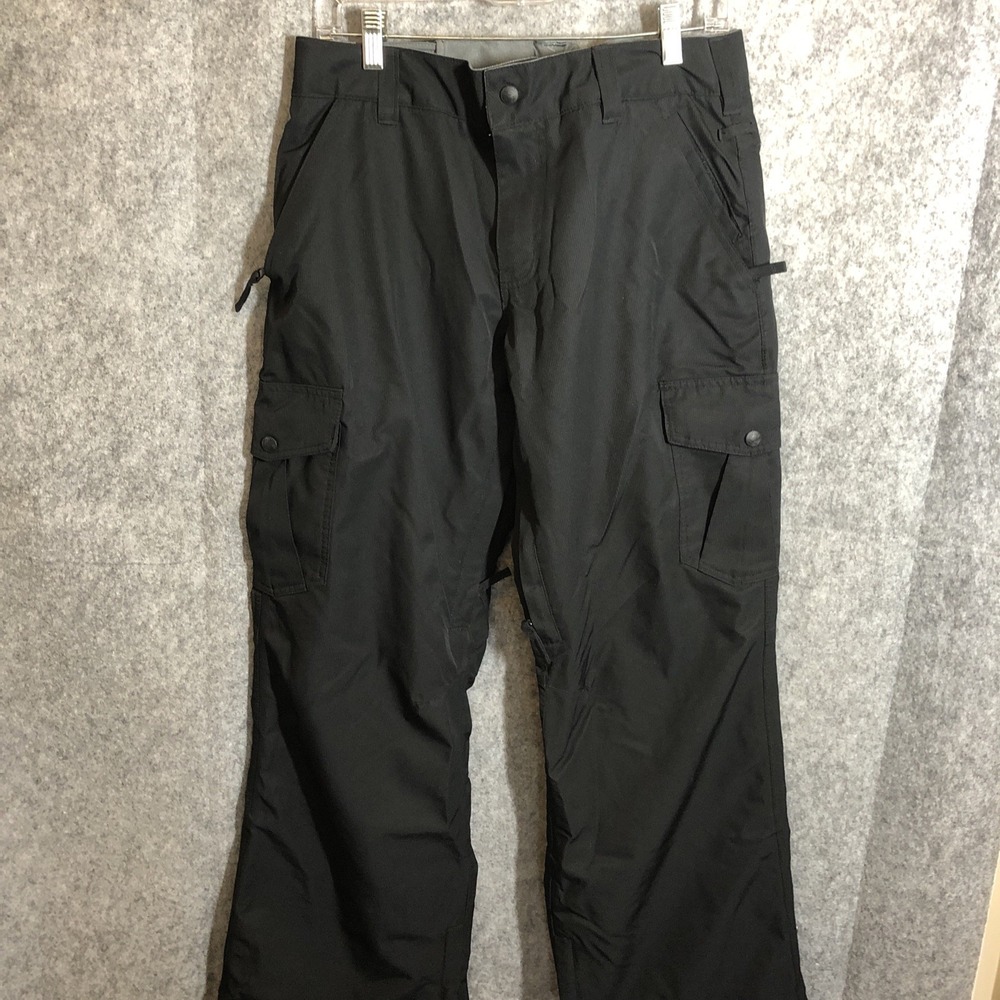 Empyre Pants Womens Medium Black Ski Snowboard 10,000 Waterproof Cargo Vented
